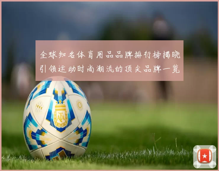 全球知名体育用品品牌排行榜揭晓引领运动时尚潮流的顶尖品牌一览